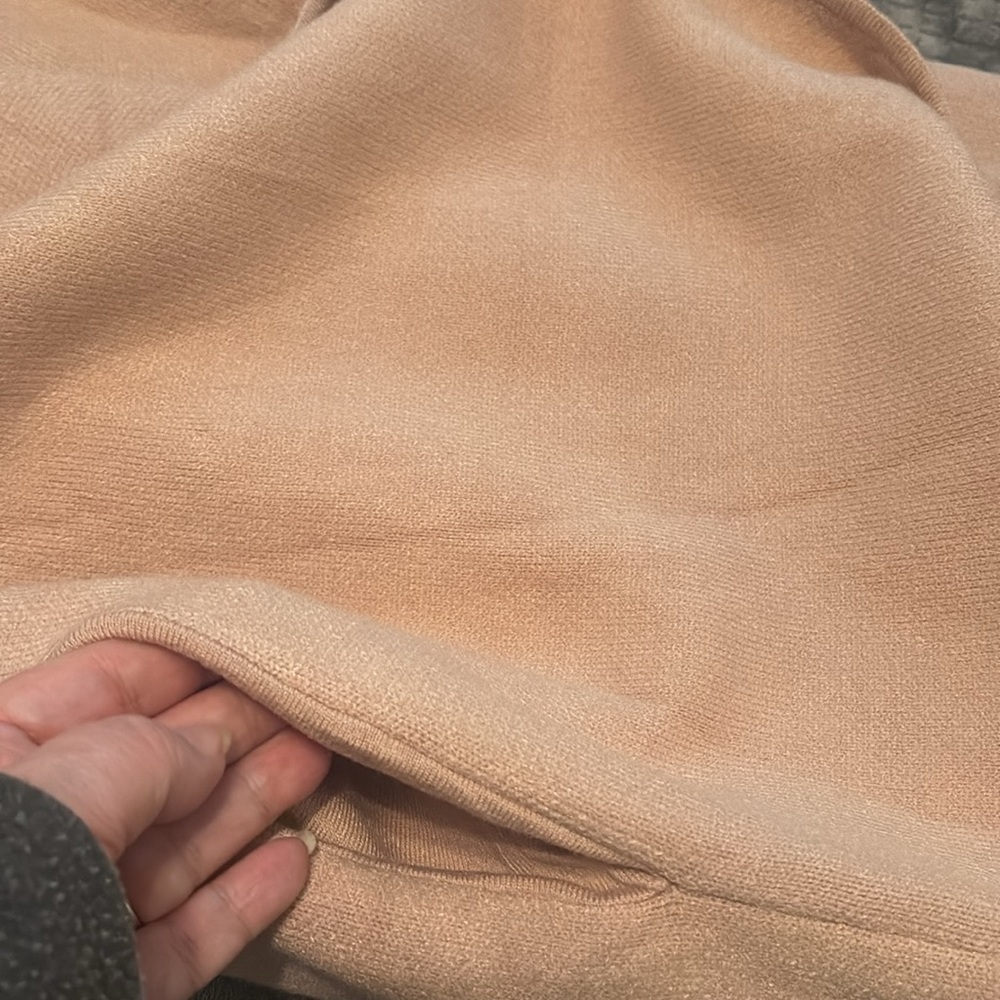 NWT Chicwish Open Front Cardigan Pockets Wide Collar Camel Tan Small - Picture 12 of 12